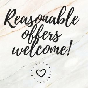 Open to reasonable offers!